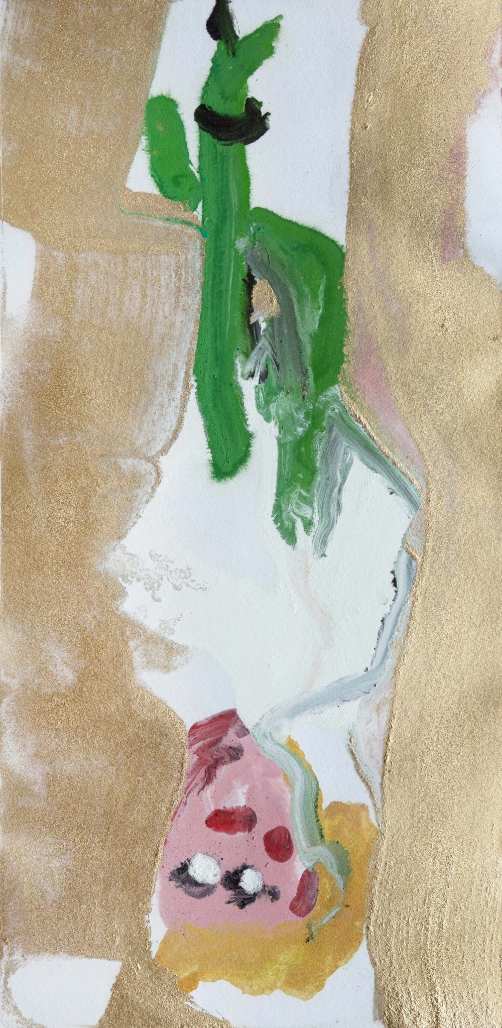 I Appeso. I Tarocchi, 53 × 24 cm, eggtempera on paper, 2021