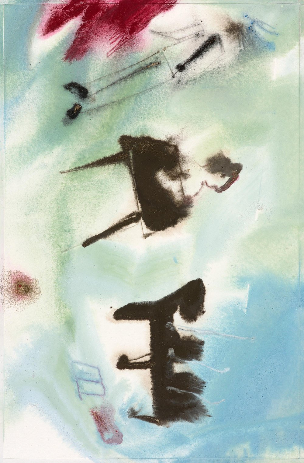 G5. Eutopia, 35 × 23 cm, oiltempera on paper, 2024