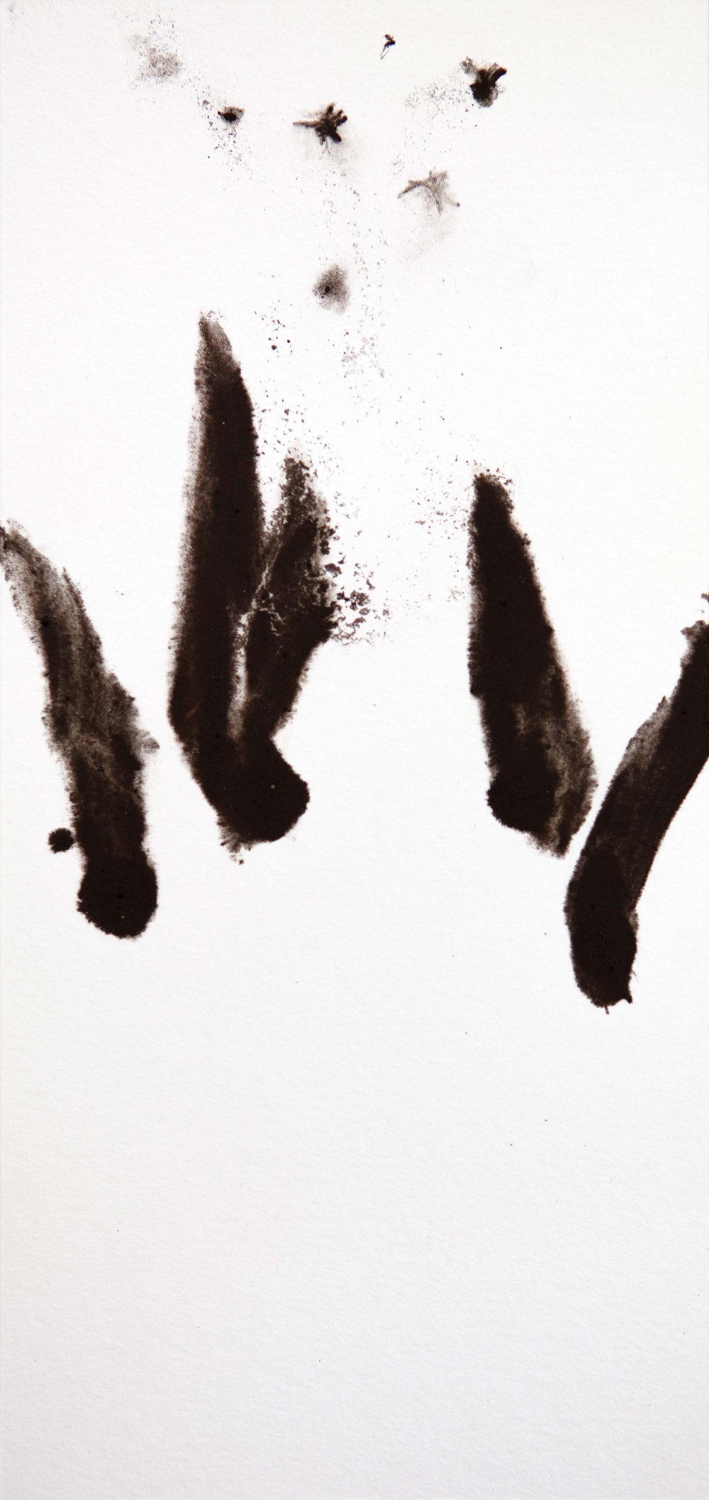 Il Mondo. Giocare A Carte,  29 × 14 cm, pigment on paper, 2021