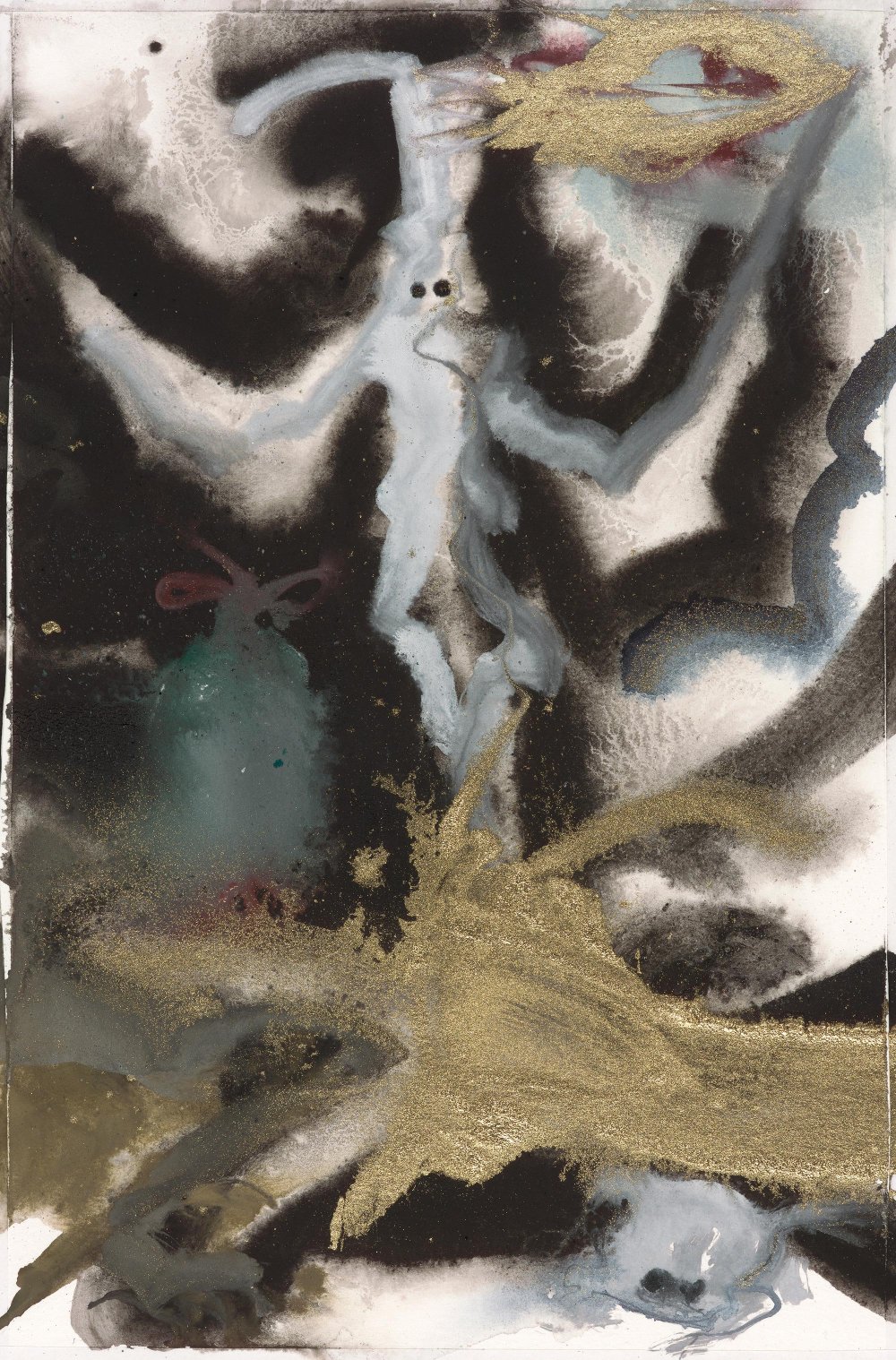 s9.4, 35 × 23 cm, oiltempera on paper, 2024